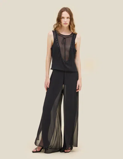 Eckhaus Latta Petal Pant In Black