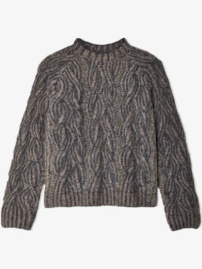 Eckhaus Latta Plait Jumper In Gray