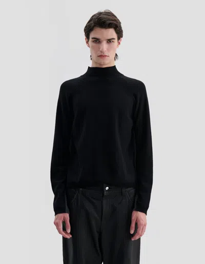 Eckhaus Latta Racer Turtleneck In Black