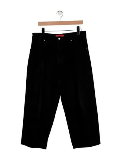 Pre-owned Eckhaus Latta Relaxed Fit Jeans In Black
