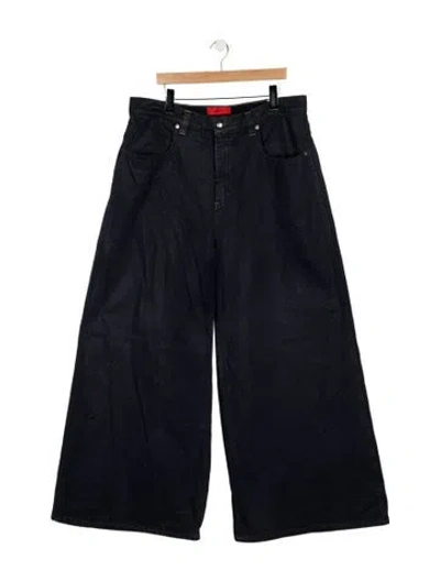 Pre-owned Eckhaus Latta Relaxed Fit Jeans In Blue
