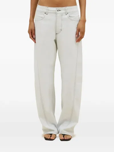 Eckhaus Latta Seam Jeans In White