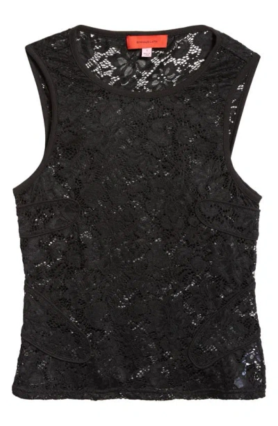 Eckhaus Latta Black Seraph Tank Top In Shadow