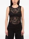 Eckhaus Latta Black Seraph Tank Top In Black