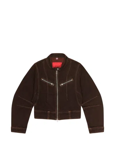 Eckhaus Latta Signal Jacket In Brown
