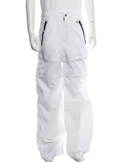 Pre-owned Eckhaus Latta Ski Pants In White