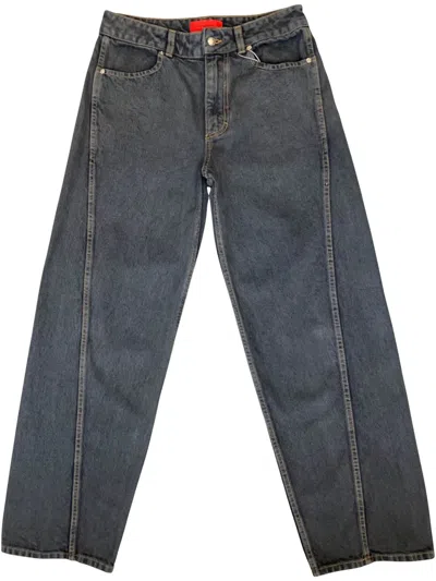 Eckhaus Latta Straight-leg Jeans In Blue