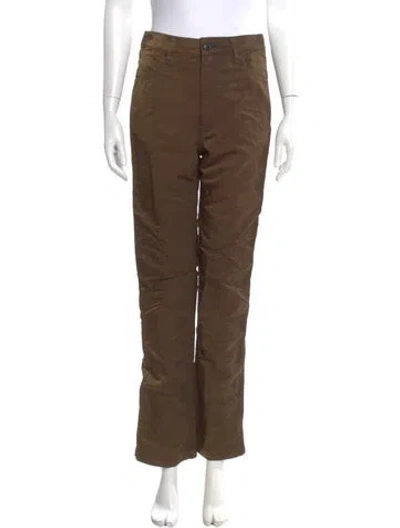 Pre-owned Eckhaus Latta Straight Leg Pants In Brown