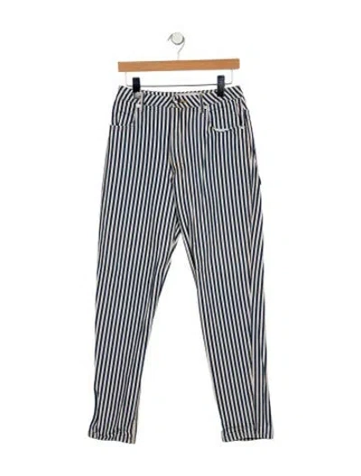 Pre-owned Eckhaus Latta Straight-leg Jeans In Blue