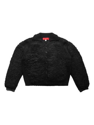 ECKHAUS LATTA TEDDY "BLACK" CARDIGAN