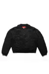 Eckhaus Latta Teddy Cardigan Black