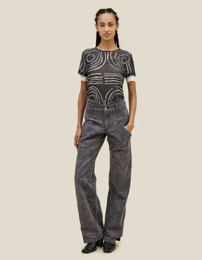 Eckhaus Latta Trace Jean In Gray