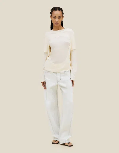 Eckhaus Latta Void Pullover In White