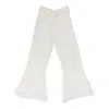 Eckhaus Latta White Scallop Straight Pants In Black