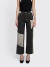 Eckhaus Latta Wide Leg Jeans In Multi