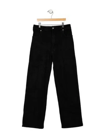 Pre-owned Eckhaus Latta Wide Leg Pants In Black