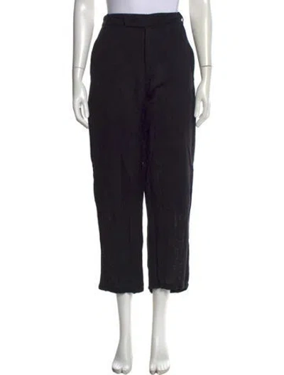 Pre-owned Eckhaus Latta Wide Leg Pants In Black