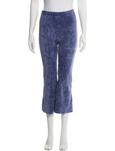 Pre-owned Eckhaus Latta Wide Leg Pants In Blue