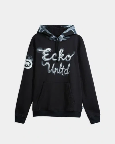 Ecko Blowing Smoke Hoodie In Black