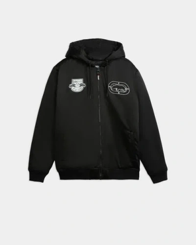 Ecko College Varsity Bomber In Black