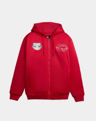 Ecko College Varsity Bomber In Red