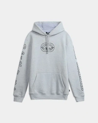 Ecko Core Puff Chainstitch Hoodie In Gray
