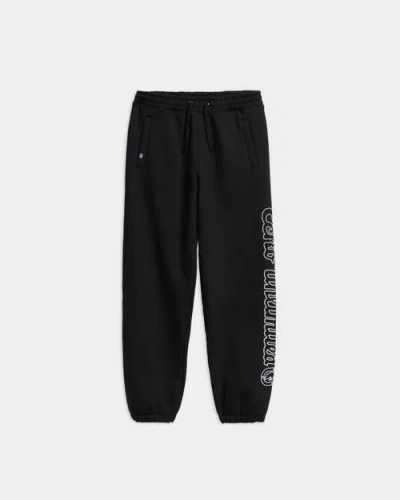 Ecko Core Puff Chainstitch Joggers In Black