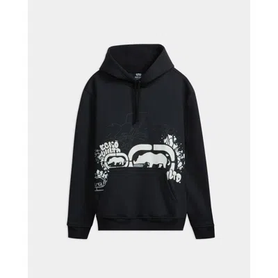 Ecko Graffiti Across The City Hoodie In Black