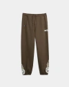 Ecko Leafy On Fire Joggers In Brown