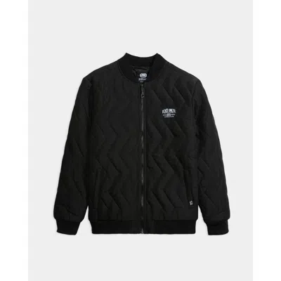 Ecko Make An Impression Varsity Jacket In Black
