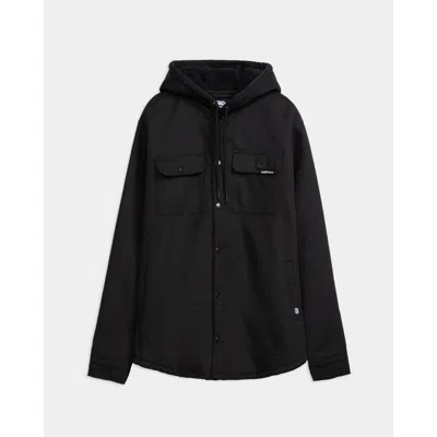 Ecko Outdoor Flannel Shirt Jacket In Black
