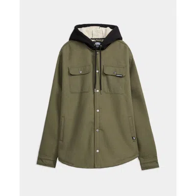 Ecko Outdoor Flannel Shirt Jacket In Green