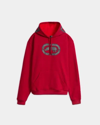 Ecko Overstand Hoodie In Red