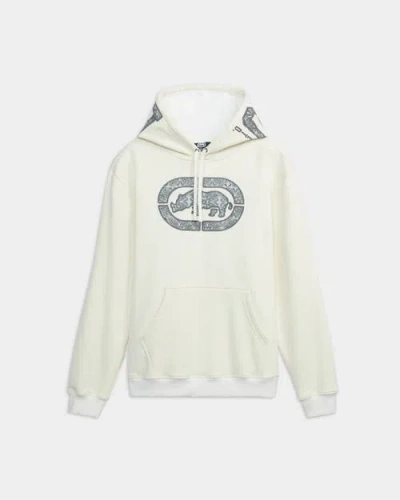 Ecko Overstand Hoodie In White