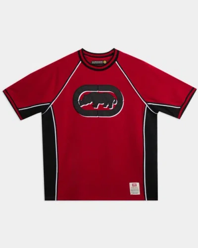 Ecko Rhino Raglan Top In Red