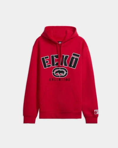 Ecko Shadow Movement Hoodie In Red