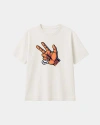 Ecko Three Point Hand Tee In White