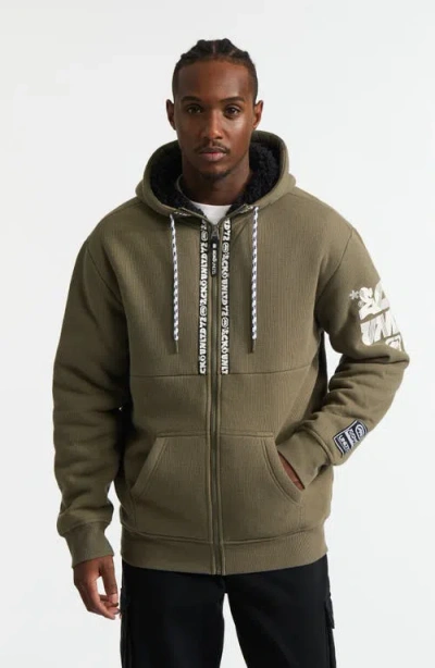 Ecko Unltd . Birth Year Faux Shearling Hoodie