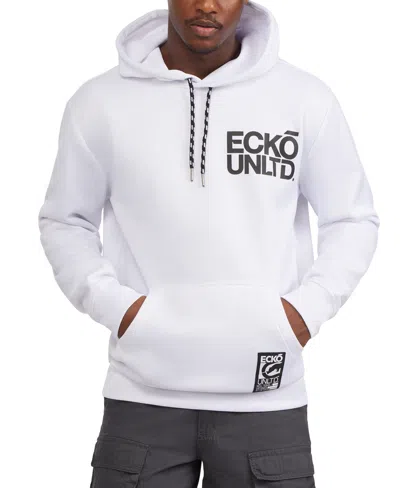 Ecko Unltd Ecko Men's Urban Pullover Hoodie In White