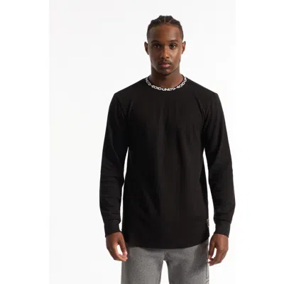 Ecko Unltd . Keep Your Head Up Thermal Top In Black