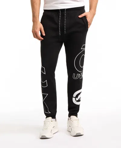 Ecko Unltd Men's Big Print Jogger In Black