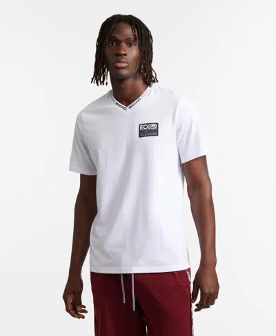 Ecko Unltd Men's Chest Label V-neck Short Sleeve T-shirt