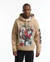 Ecko Unltd Men's Deadpool Art Of Life Hoodie In Sand,taupe