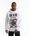 Ecko Unltd Men's Deadpool Art Of Life Super Hoodie In White