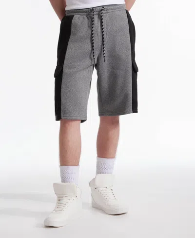 Ecko Unltd Men's Double Fleece Shorts In Gray