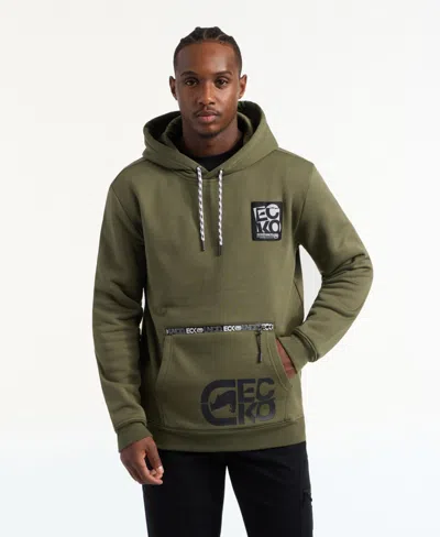 Ecko Unltd Men's Easygoing Hoodie In Olive