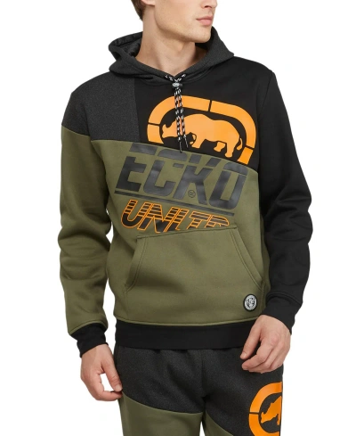 Ecko Unltd Men's Fast And Furious Pullover Hoodie In Olive