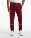 Ecko Unltd Men's Fine Streak Knit Jogger In Red Marled