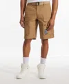 Ecko Unltd . Freshen Up Belted Cargo Short In Dark Khaki