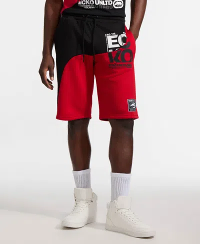 ECKO UNLTD MEN'S HODAD FLEECE REGULAR FIT SHORTS